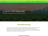 predictive-plant-production.de Webseite Vorschau