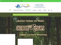 outdoorescape-winterberg.de Webseite Vorschau