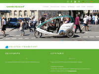 velotaxi-frankfurt.de Webseite Vorschau