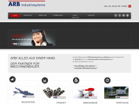 arb-industriesysteme.com Webseite Vorschau