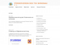 tsv-birkenau-foerderverein.de Webseite Vorschau