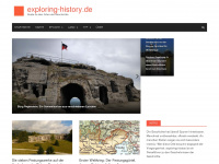 exploring-history.de Webseite Vorschau