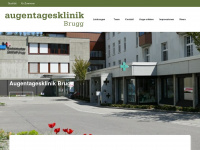augentagesklinikbrugg.ch Webseite Vorschau