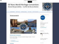 50yearsworldheritageconvention.wordpress.com Webseite Vorschau