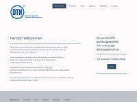 dth-industrietechnik.de Webseite Vorschau