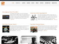 2box-drums.com Webseite Vorschau