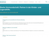 vormundschaft.net Webseite Vorschau