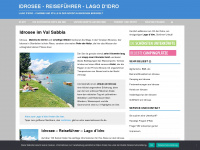 idrosee-info.de Webseite Vorschau