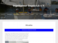 ingelheimer-segelclub.de Webseite Vorschau