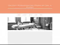 physio-am-see.ch Webseite Vorschau