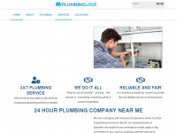 plumbinglove.com Webseite Vorschau