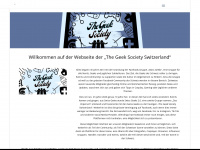 geek-society.ch Webseite Vorschau