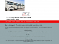 ccs-logistik.de Webseite Vorschau