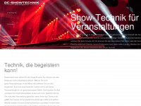 dc-showtechnik.com Webseite Vorschau