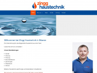 zingg-haustechnik.ch Webseite Vorschau