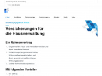 hausverwaltung-versicherungen.de Webseite Vorschau