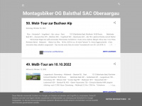 montagsbiker.blogspot.com Webseite Vorschau