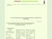 buendnis-verkehrsinitiativen.com Webseite Vorschau