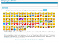 emojikeyboard.org Webseite Vorschau