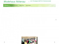 modehaus-nittenau.com Webseite Vorschau