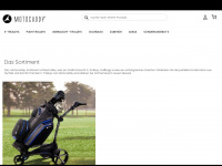 motocaddygolf.de Webseite Vorschau