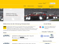simracing-championship.de Webseite Vorschau