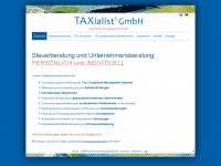 taxialist.de Webseite Vorschau