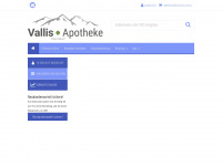 vallis-apotheke.de Webseite Vorschau