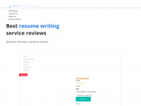 resumewriterreview.net Webseite Vorschau