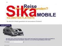 sika-reisemobile.de Webseite Vorschau