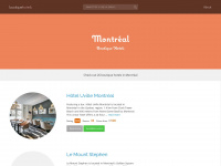 boutiquehotels-montreal.com