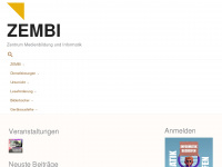 zembiblog.ch Webseite Vorschau
