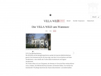 villawild.de Webseite Vorschau