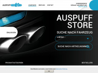 auspuffstore24.ch Webseite Vorschau