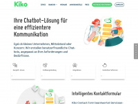 kiko.bot Webseite Vorschau