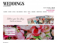 weddingsandhoneymoonsmagazine.com Webseite Vorschau