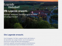 legende-holzdorf.de Webseite Vorschau