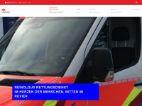 reinoldus-rettungsdienst.de Webseite Vorschau