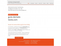 gute-dentale-texte.com Webseite Vorschau