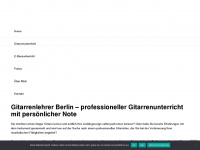 gitarrenunterricht-fuer-berlin.de Webseite Vorschau