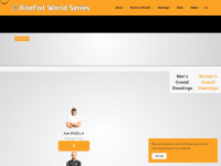kitefoilworldseries.com Webseite Vorschau