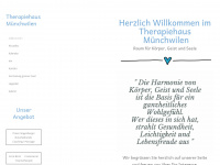 therapiehaus-muenchwilen.ch Webseite Vorschau