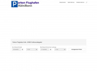 parken-flughafen-koelnbonn.de Webseite Vorschau