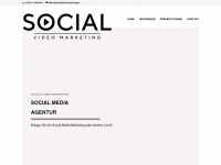 socialvideomarketing.at Webseite Vorschau