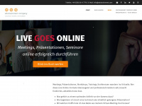 live-goes-online.de Webseite Vorschau