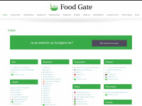 foodgate.be Webseite Vorschau