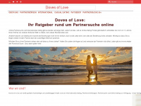 doves-of-love.com Webseite Vorschau