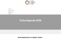 kulturagenda2030.de Webseite Vorschau