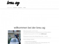 breuag.com Webseite Vorschau
