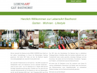 lebensart-basthorst.de Webseite Vorschau